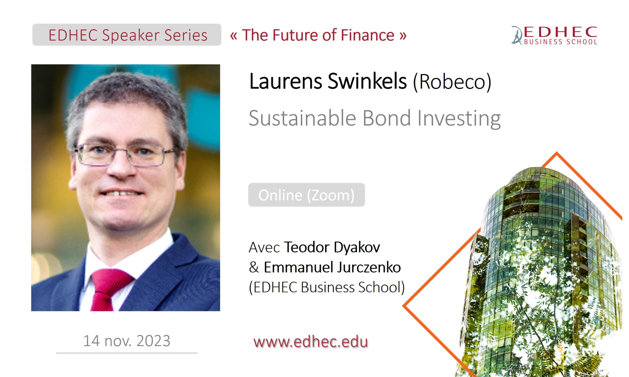 Laurens Swinkels (Robeco), &quot;Sustainable Bond Investing&quot;