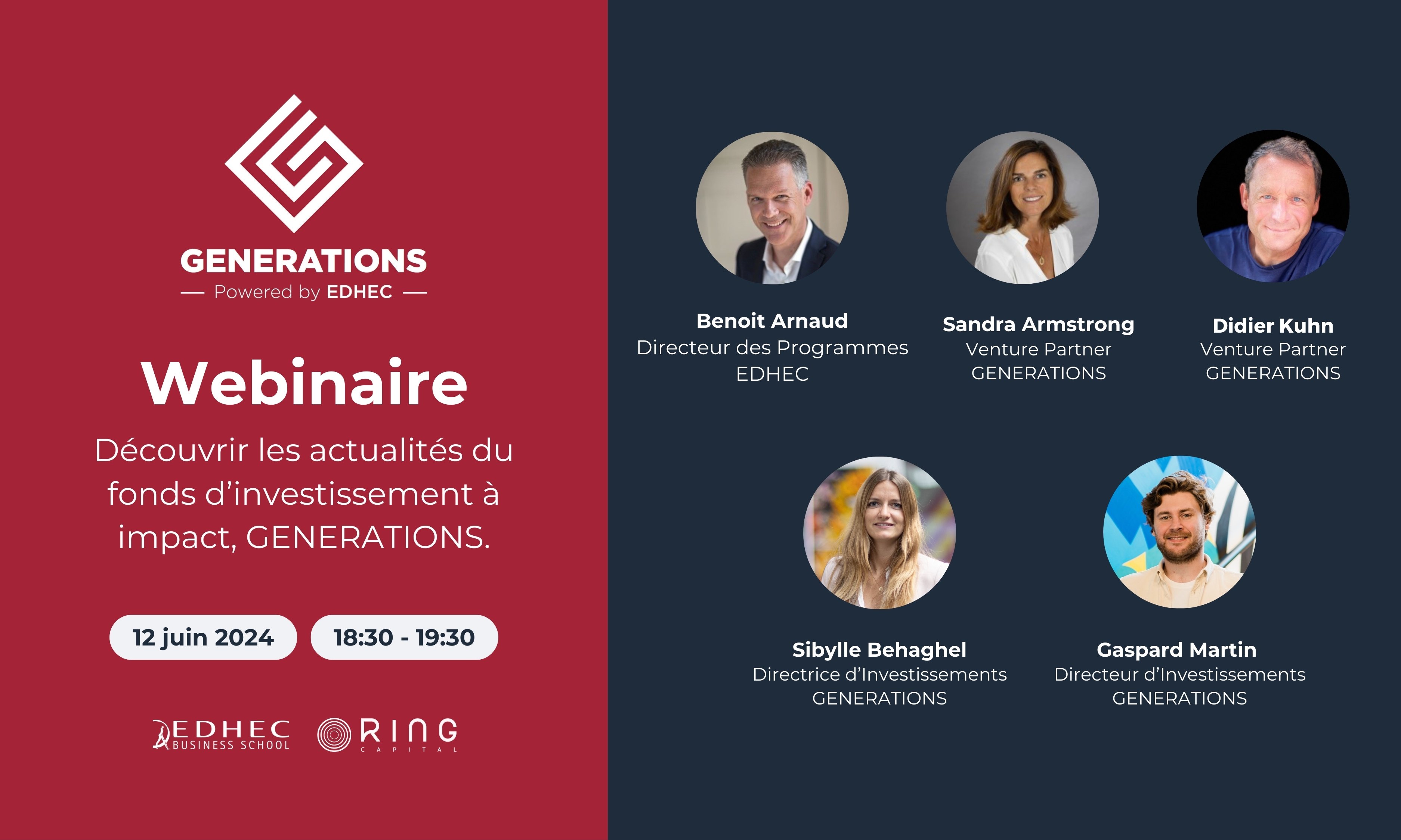 Webinaire actualité GENERATIONS powered by EDHEC