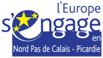 Logo L'Europe s'engage en Nord Pas de Calais - Picardie