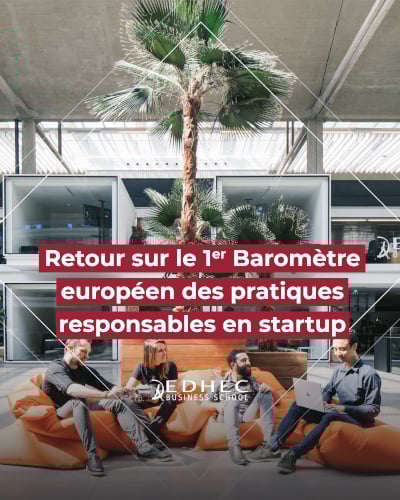 [dataviz] 1er baromètre européen des pratiques responsables en startup