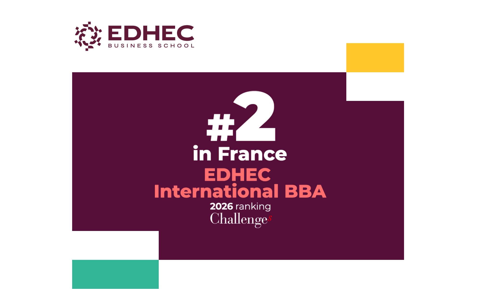 EDHEC International BBA confirms its excellence with a 2nd place in the ...