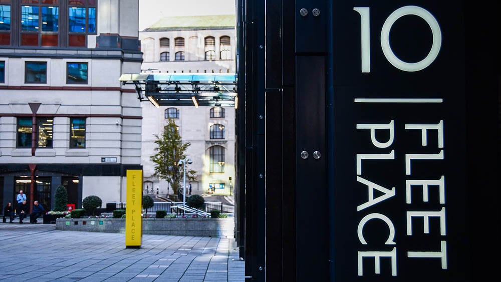 10 Fleet Place à Londres