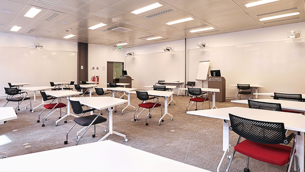 Salle de cours du campus de Paris