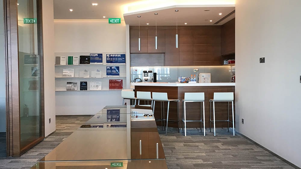 Accueil du campus de Singapour