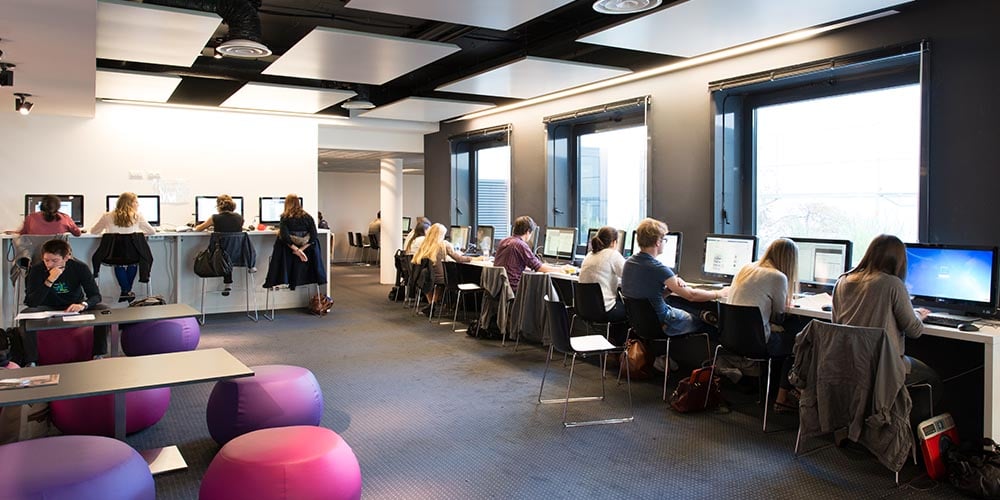 Learning Centre du campus EDHEC de Nice