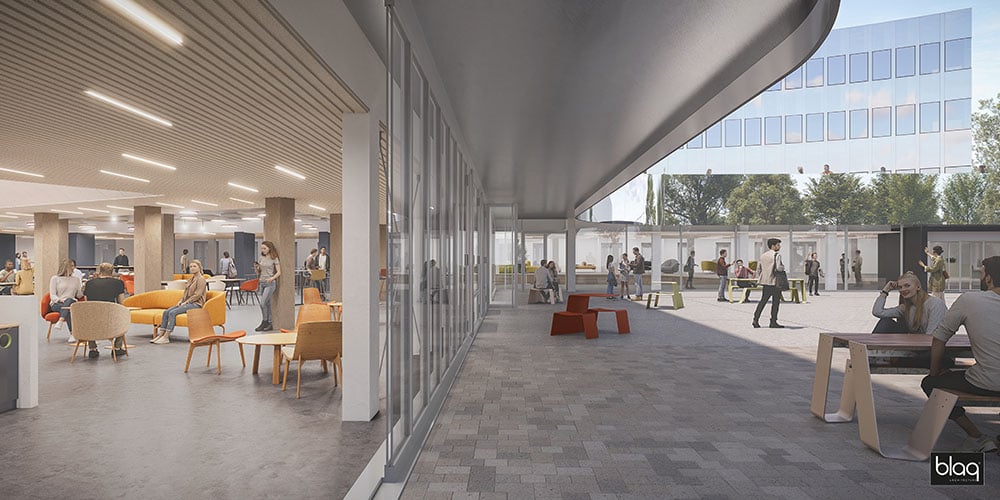 Perspective du nouveau campus EDHEC de Lille