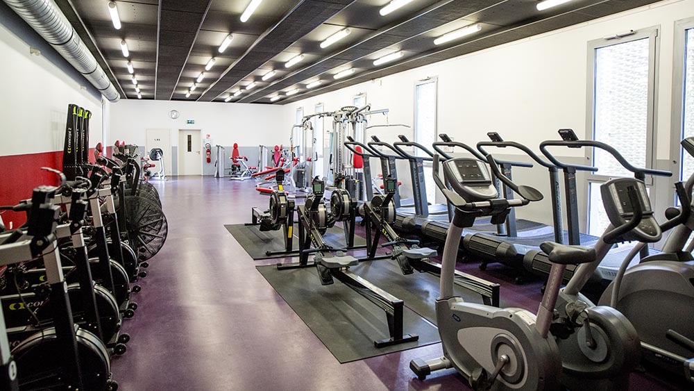 Salle de musculation du campus EDHEC de Lille