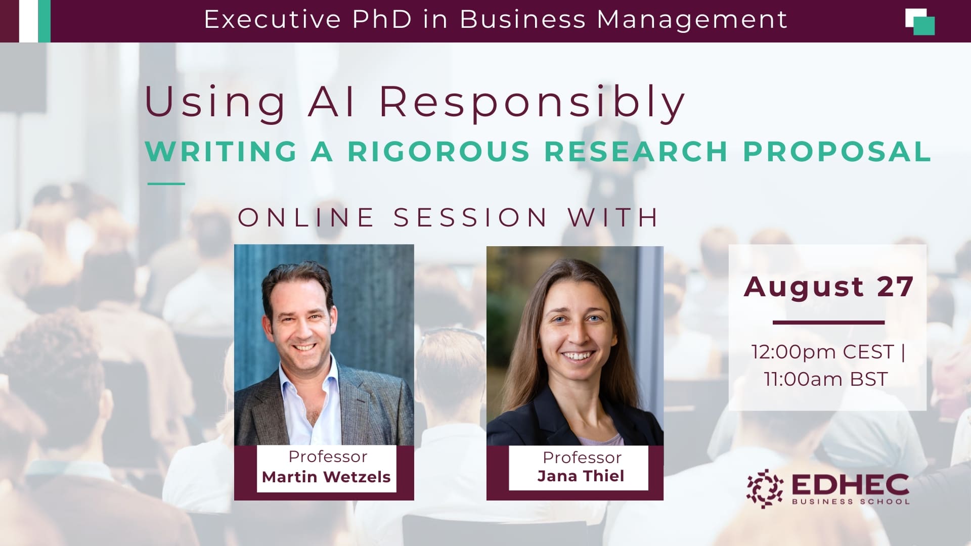Visual displaying "Using AI Responsibly" related to the process of crafting a research proposal.