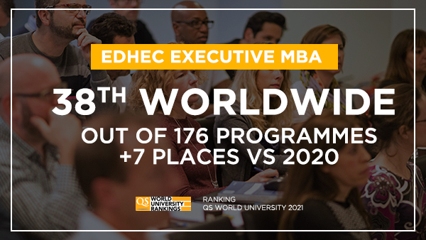 EDHEC’s Executive MBA gains 7 places in the QS 2021 global ranking ...