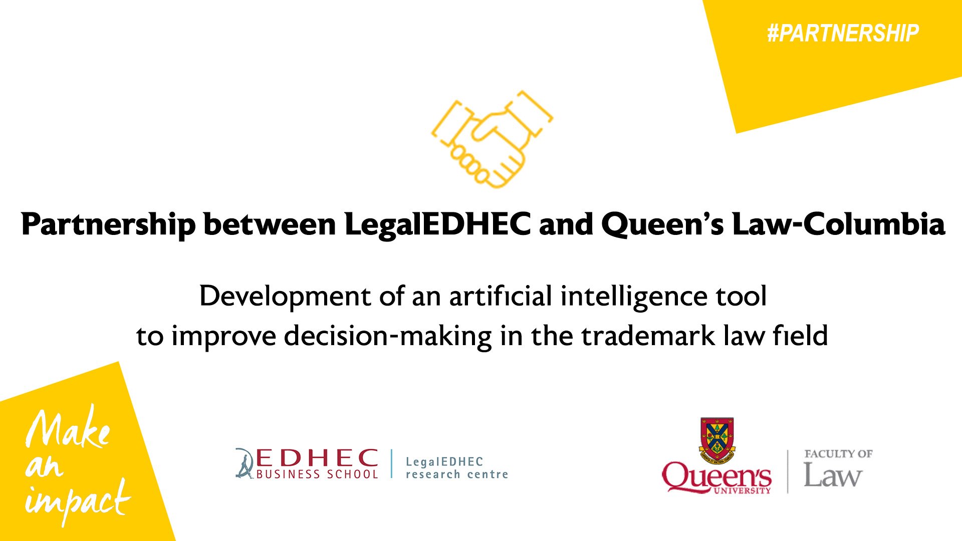 Partenariat entre LegalEDHEC et Queen’s LawColumbia EDHEC BUSINESS