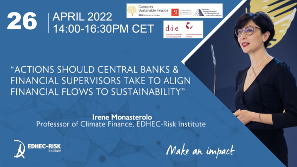 Irene Monasterolo, Prof of Climate Finance, EDHEC Risk