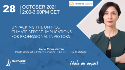 Irene Monasterolo, EDHEC Risk, Professor of Climate Finance