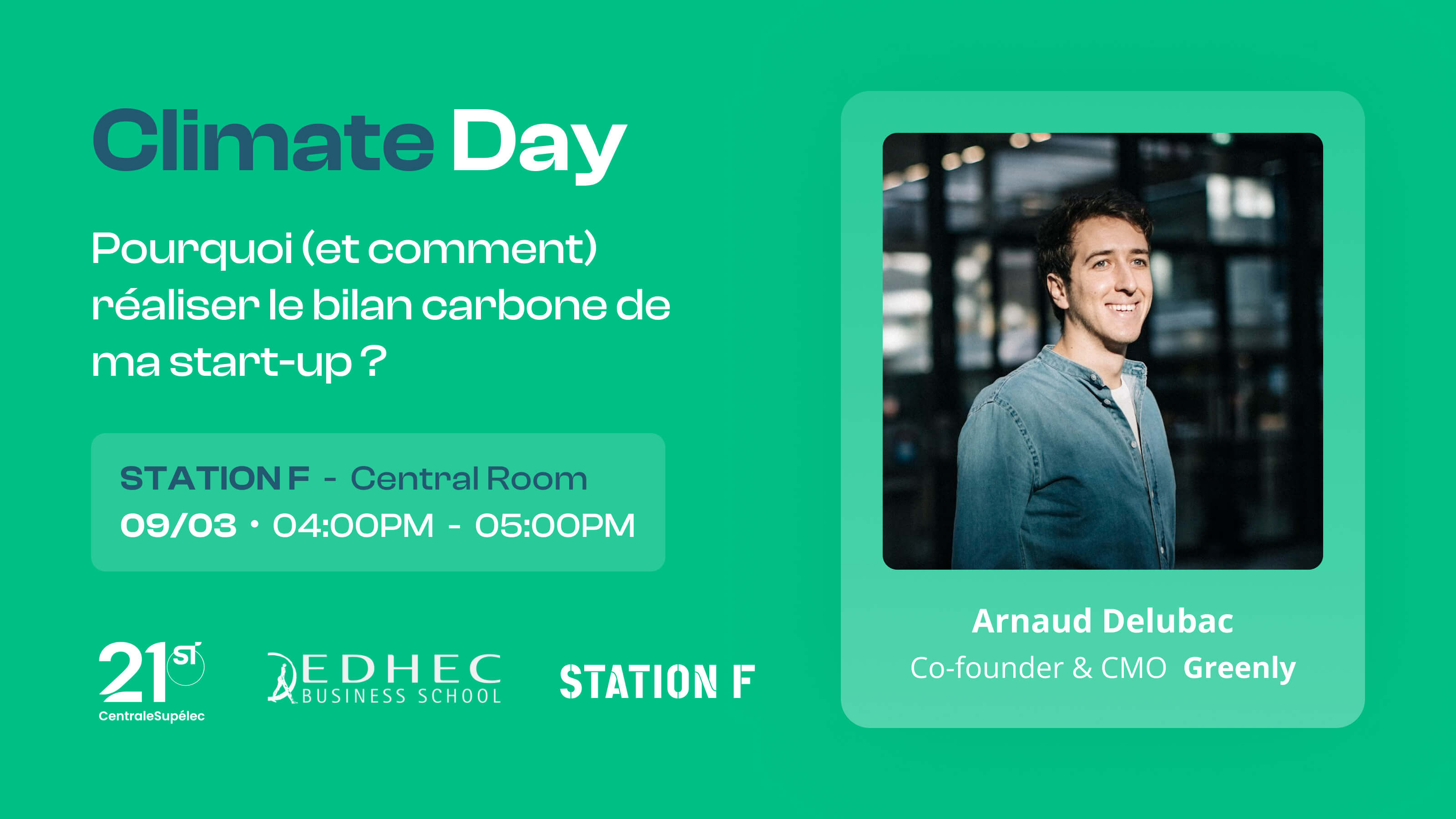 Climate Day : Pourquoi (et comment) réaliser le bilan carbone de ma startup ?