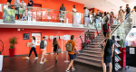étudiants sur le campus de Nice