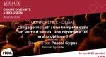 Conférence Langage inclusif - Pascal Gygax