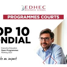 L’EDHEC dans le Top 10 mondial du classement du Financial Times pour ses programmes courts