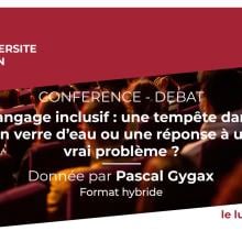 Conférence Langage inclusif - Pascal Gygax