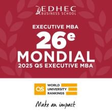 EDHEC EMBA QS classement 2025