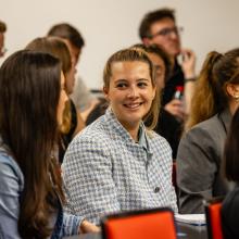 Image d'étudiants en cours à l'EDHEC
