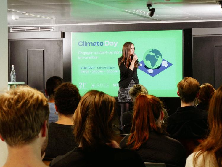 Justine Soudier à l'évènement Climate Day