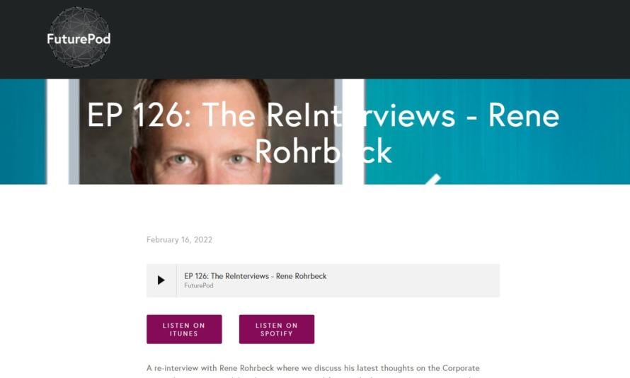 EP 126: The ReInterviews - Rene Rohrbeck