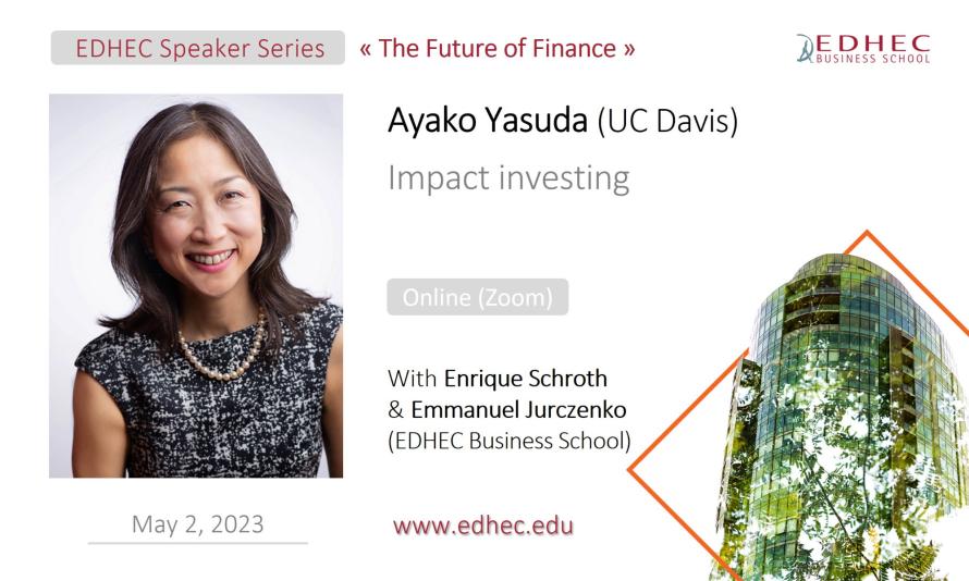 Ayako Yasuda (UC Davis) - EDHEC Speaker Series