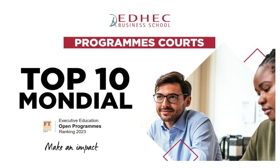 L’EDHEC dans le Top 10 mondial du classement du Financial Times pour ses programmes courts