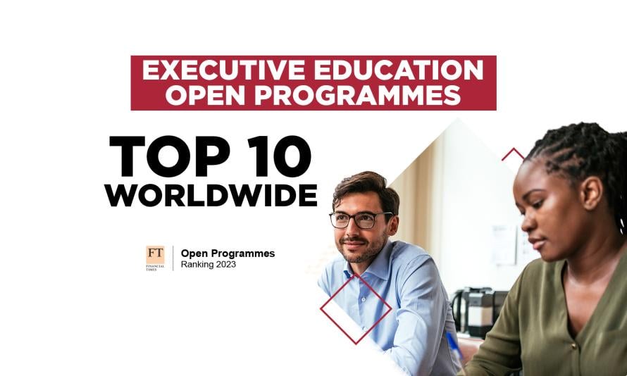 EDHEC in the Financial Times Top 10 worldwide for its Executive Education Open programmes