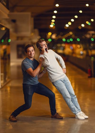 Jérémy Derdaele et Victor Escande